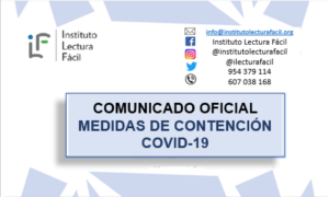 Lee más sobre el artículo El Instituto Lectura Fácil se suma al teletrabajo para frenar al COVID-19